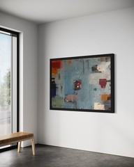 Abstract Painting for Modern Living Spaces, Contemporary Wall Canvas Art