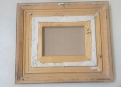 Kid Goat Painting Canvas 9.5×7.5 Site Stubbs Style Signed Wood Frame 12×15 Gvc