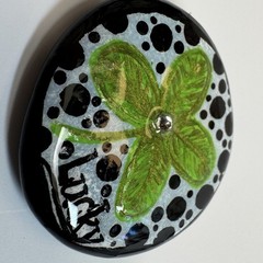 Lucky Encouragement, Love, and Kindness Rock – Hand-Painted By Jadel Rocks