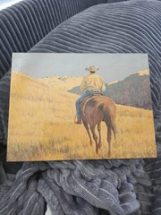 “ Alone in the West“ by James Kirkland oil on board 9×12 inches