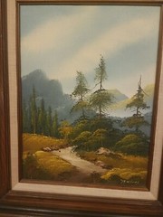 16″ x 12″ Landscape Oil Painting by P. Klaus, Nice