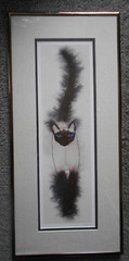 Polly French Artist Siamese Cat Framed 23″ x 11″