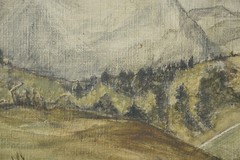 Friedegart Bone 20. century Leipzig/painting mountain landscape around 1940