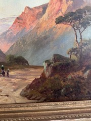 Framed Oil On Canvas – Scottish Landscape by Francis E Jamieson (1895-1950)