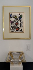Joan Miró Lithograph Hand Signed & Numbered (1890s-1980s) Matted & Framed