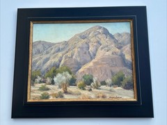 DARWIN DUNCAN PAINTING CALIFORNIA LANDSCAPE DESERT LISTED FAMOUS IMPRESSIONIST