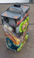 Hand-Painted Rat Fink on Thinner Can – Licensed by Roth Estate One of a Kind!