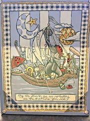 MARY JACK STUDIOS OIL ON CANVAS TRANSFER PRINT „THE JOURNEY“ NURSERY (30″ x 24″)