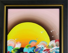 Peter Max Without Borders (Ver. III) Signed 2018 Original Painting on Canvas