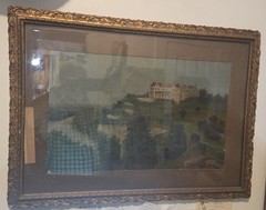 ANTIQUE/VINTAGE HA HA TONKA CASTLE PAINTING 1930’S SIGNED PERIOD FRAMED