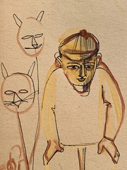 Helen Malta( Born 1912-1975) Set Of 3!Drawing / Paintings, All Signed