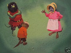 VINTAGE AMERICAN ILLUSTRATOR ART PAINTING TROLL CHILDREN BOOK CARTOON CHARACTER
