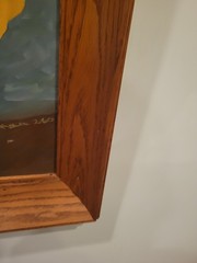 Vintage 1968 Still Life Oil Painting By Linda Kolar Framed Mid Century Art