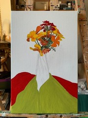 Painting Original, Still Life, Oil on Canvas Linen, 16 1/8in x 10 5/8in