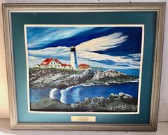 Portland Maine Winfred Martin -„Angel Wings“ Headlight Lighthouse – Estate
