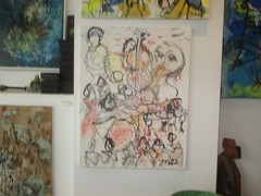 90x70cm Acrylmalerei Sonja Zeltner-Müller Musik Jazz Rally Düsseldorf
