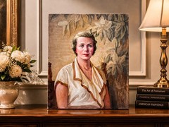 Elegant Antique Female Woman Portrait Oil Painting Traditional Wall Art