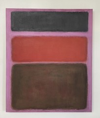 Hand Painted Mark Rothko Style Painting On Canvas Size 20″ x 24″