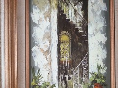 Vintage Original Myrl D’Arcy Oil Painting French Quarter of New Orleans