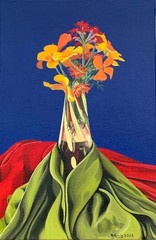 Painting Original, Still Life, Oil on Canvas Linen, 16 1/8in x 10 5/8in