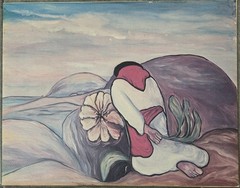 Lakota Sioux Nation JoAnne Bird Early Original Watercolor Painting Signed