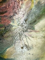 Oil On Masonite Flowers Painting Damaged Fine Art 18×25” Unsigned