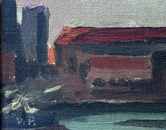 Vladimir Perfilieff Russian 1895-1943 Original Signed Landscape Oil Painting