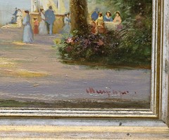 Heinz Jürgen Menzinger Seascape Oil Painting on Canvas, Signed, Framed