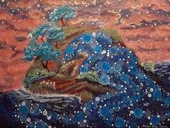 Dreamscape 16×20 original acrylic art on canvas