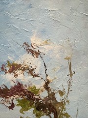 Vintage Original Oil Painting Signed On Back Mountain Landscape River 20×16