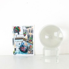 Venice ACEO Original Watercolor Painting – Gondola Art, Miniature Venice Canal