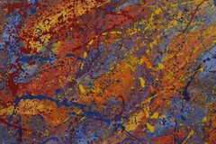 Jackson Pollock style￼ Profession￼al Painting 81” X 62”(6ft 9in)Abstract Modern