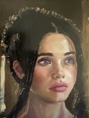 Original Oil Painting – Impressionist Woman Classical Ready to Hang 12×16 inch
