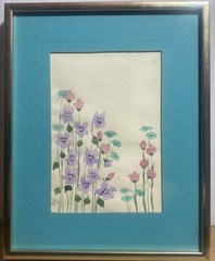 Original Watercolor Painting 4.5” X 6.5” Signed Framed Matted 8.25” X 10.25”