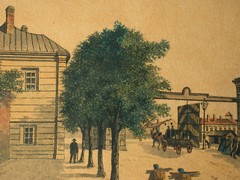 Max Neubauer (act.c.1890-1920) Vienna Währinger Line anno 1848.