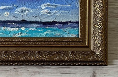 Impressionist oil painting original framed