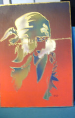 Narive American Indian (Oil on Canvas) By B. Holman BH ’71