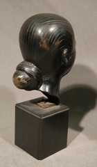 Art Deco Asian Beauty bronze busts sculptures Decorative French Art Laguey China