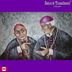 religious art sacred painting contemporary cardinal old mens pope portrait aceo