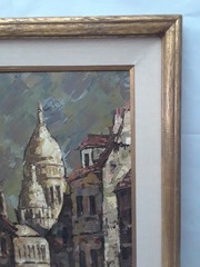 Original Oil by Maurice Ronceray Framed Montana Rue Chevalier de la Barre Paris