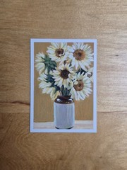 ACEO PRINT Sunflower Floral Bouquet Painting- Madison Mickler