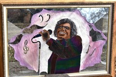 James Brown – Glass and Mirror Art Vintage – 43in X 31in