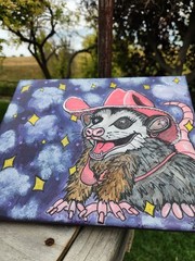 Macabre Dark Creepy Horror Scary Weird Goth Artwork – Pink Possum Club – 8×10