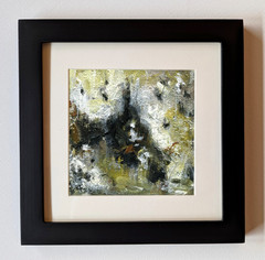 4×4 inch Original Painting, Abstract Expressionism, Colorful Art, Modern
