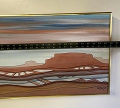 Original Greg Kyle Painting Native American Desert Landscape Hopi Southwest Art