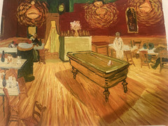 Impressionistic Oil Painting-Van Gogh inspired-Billiards Room