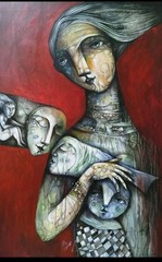 Acrylic/Canvas Carlos Cesar cuban Art 117 x80cm T: Prodijio