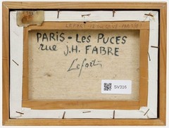 Jean Lefort (b.1948) – Framed 20th Century Oil, A Flea Market in Paris