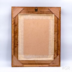 Original Oil Painting „Landscape“ in Antique Picture Frame (54 x 44 cm)