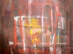 Original Mid-Century Mixed Media Painting by Pittsburgh Artist Leonard Lieb